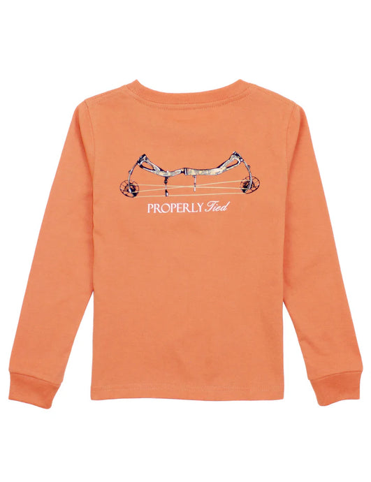 Properly Tied Boys Compound Bow LS Tee