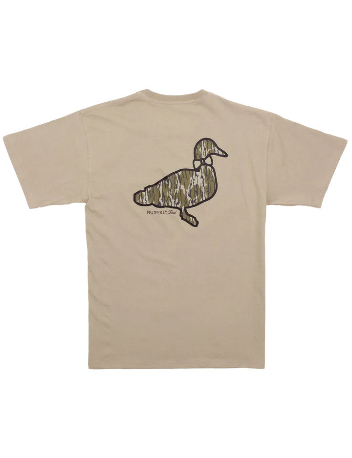 Properly Tied Mossy Oak Camo Logo SS Tee