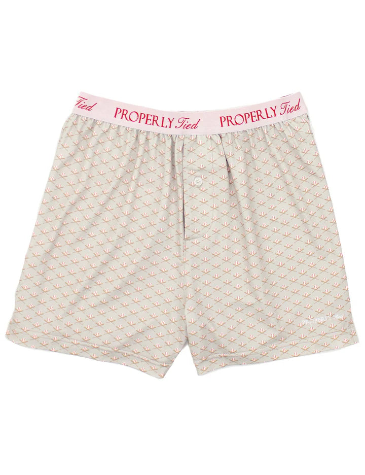 Properly Tied Inlet Boxer in Baseball Shield