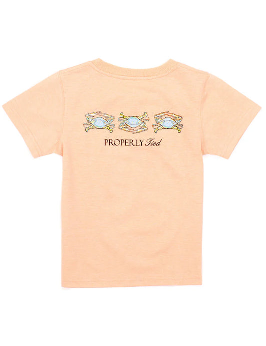 Properly Tied Boys Triple Crab SS Tee