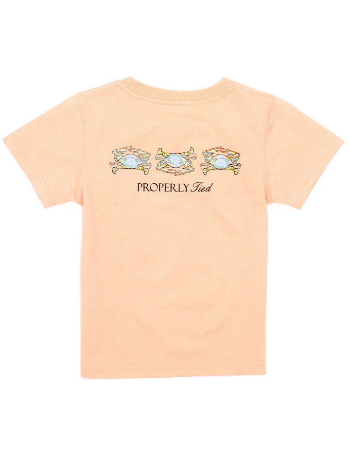 Properly Tied Boys Triple Crab SS Tee