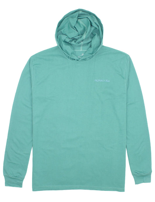 Properly Tied Men's Lake Hoodie Teal