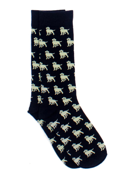 Properly Tied Men's Lucky Duck Socks Golden Retreiver