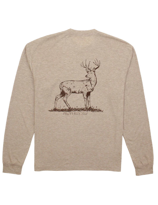 Properly Tied Whitetail Portland Pocket LS Tee