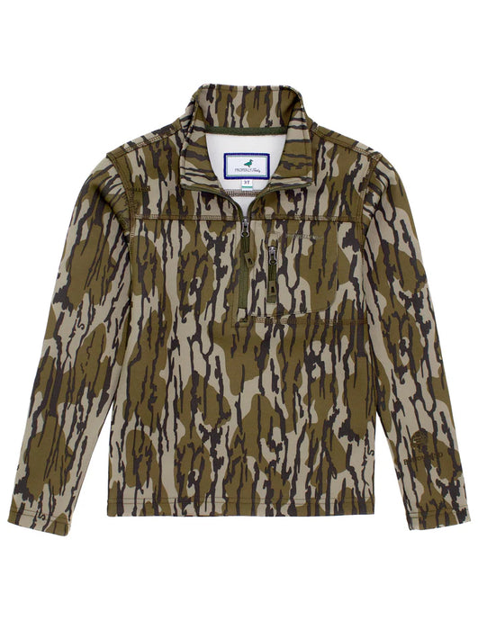 Properly Tied Boys Arctic Mossy Oak Pullover in Bottomland