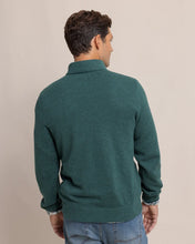 Load image into Gallery viewer, Southern Tide Men&#39;s Oakatie Heather Salt Meadow Quarter Zip Sweater