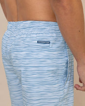 Load image into Gallery viewer, Southern Tide Men&#39;s Ocean Water Stripe Swim Trunk