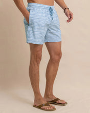 Load image into Gallery viewer, Southern Tide Men&#39;s Ocean Water Stripe Swim Trunk