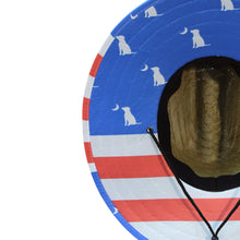 Load image into Gallery viewer, Local Boy Palm Breeze Hat in Red White and Blue