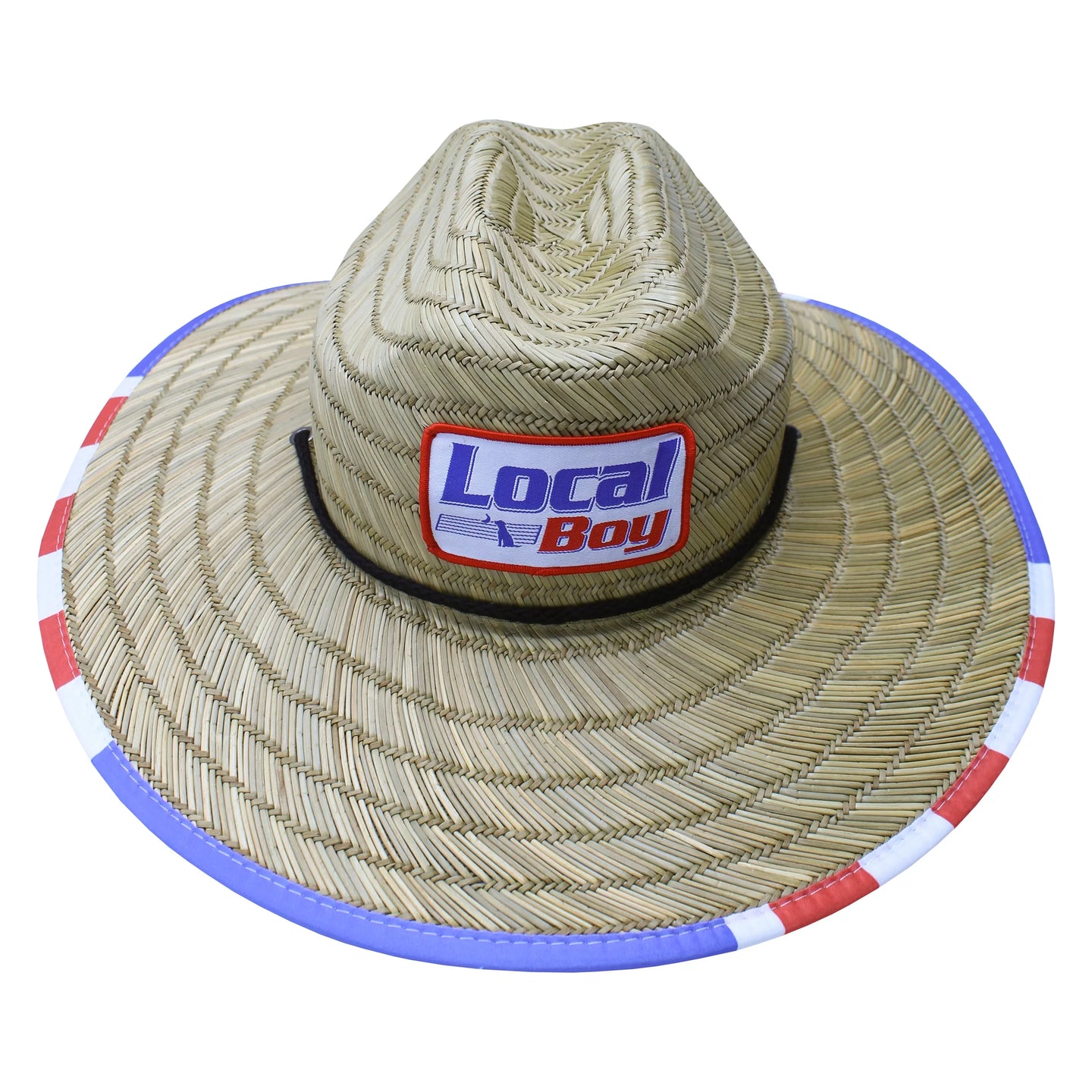 Local Boy Palm Breeze Hat in Red White and Blue