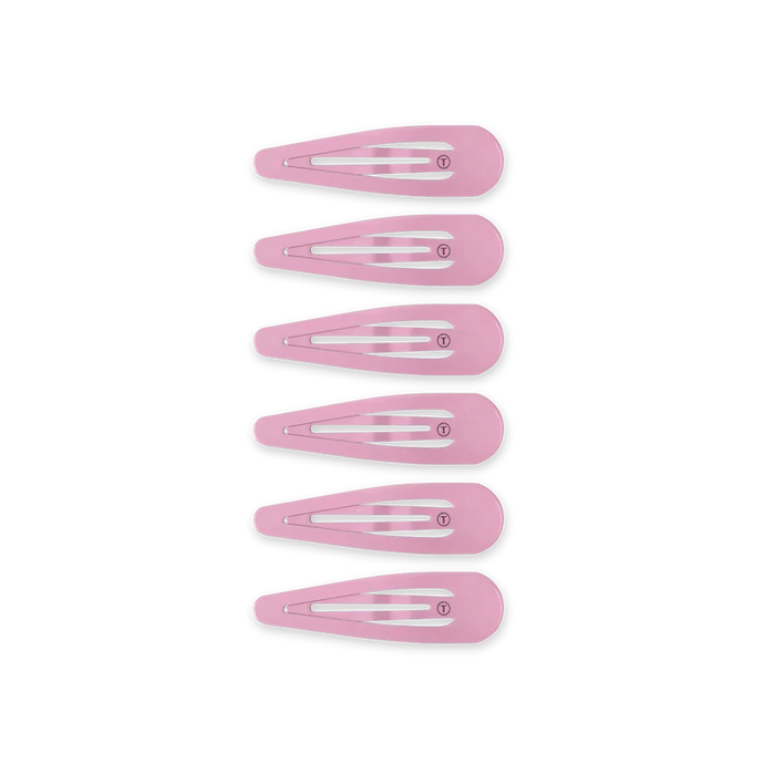 Teleties Snap Clip in Pearly Pink