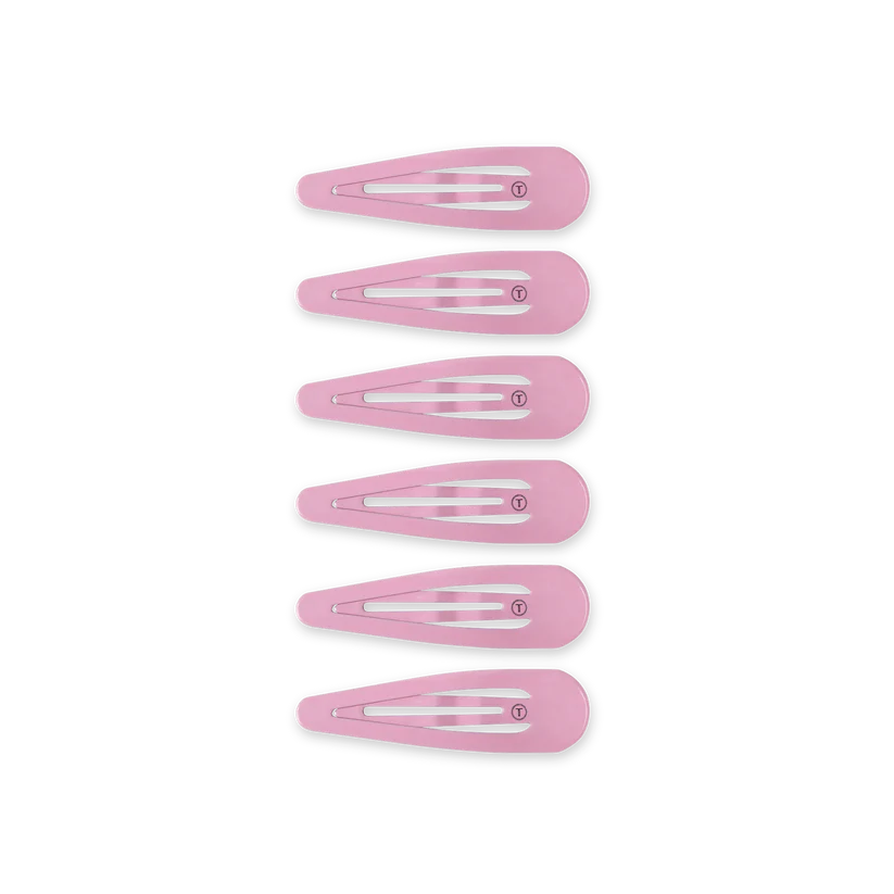 Teleties Snap Clip in Pearly Pink
