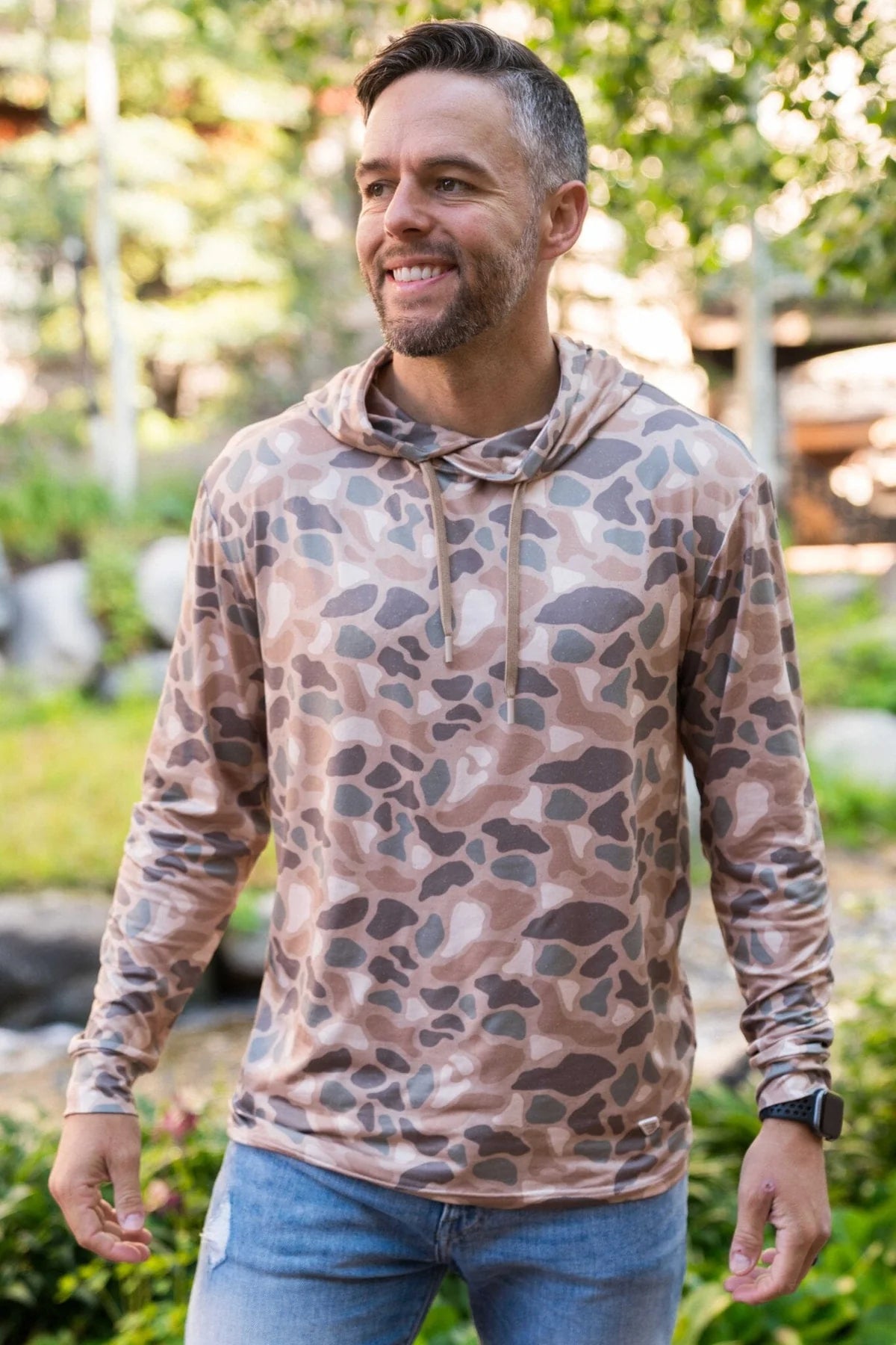 Burlebo Men's Pintail Camo Performance Hoodie