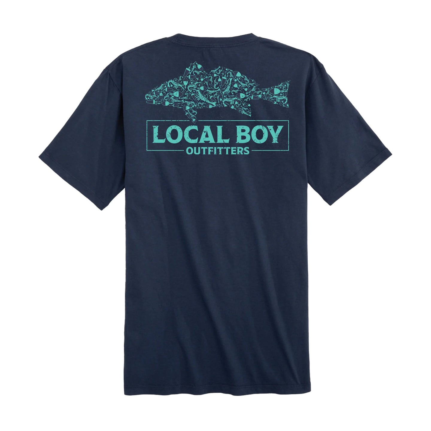 Local Boy Redfish Lures SS Tee