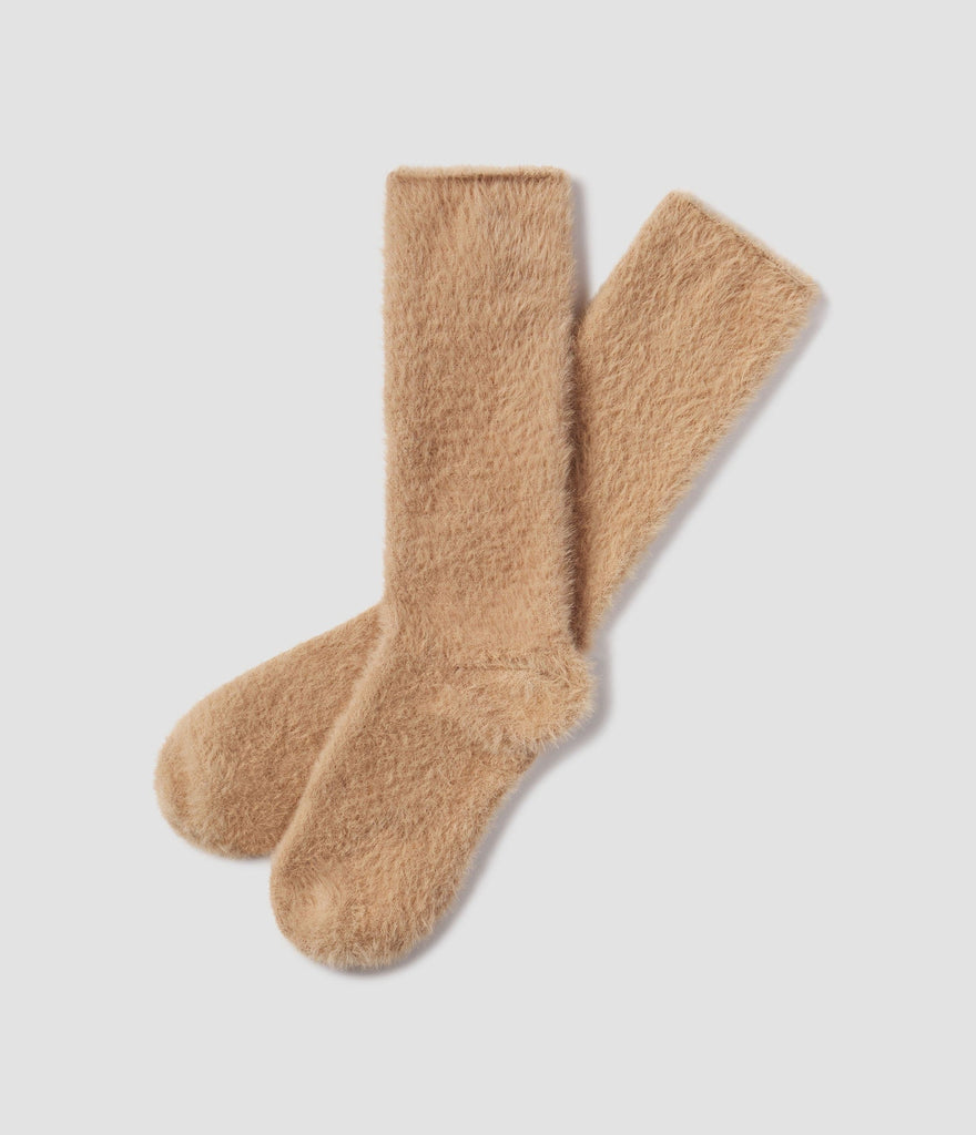 Southern Shirt Company Feather Knit Socks Mocha Tan