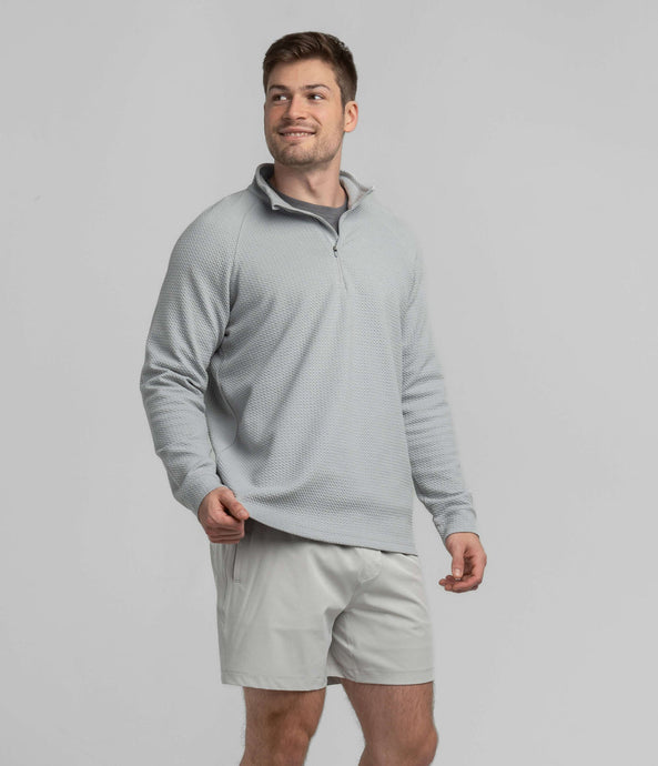 Southern Shirt Co. Dallas Performance Quarter Zip in High Rise