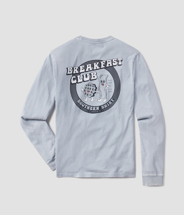 Southern Shirt Company Comfort Foods LS Tee Blue Fog