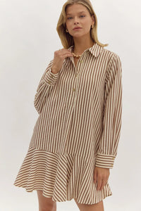 Say It To Me Striped Dress