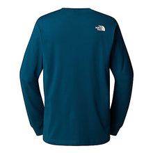 Load image into Gallery viewer, The North Face Men’s Varsity LS Tee in Midnight Petrol