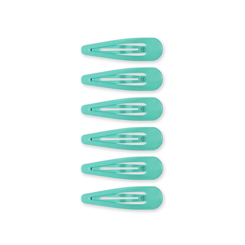 Teleties Snap Clip in Totally Turquoise