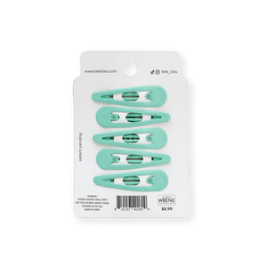 Teleties Snap Clip in Totally Turquoise