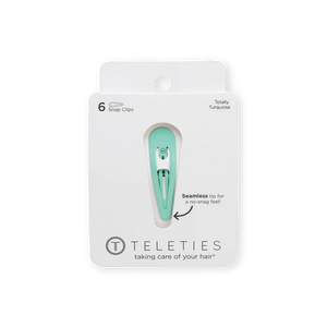 Teleties Snap Clip in Totally Turquoise