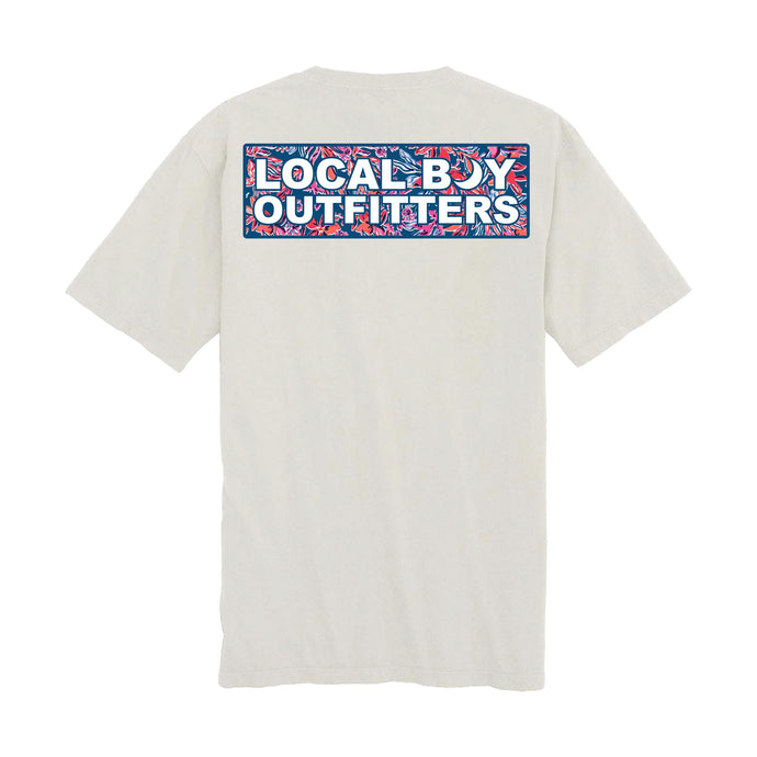 Local Boy Tropical USA Label SS Tee