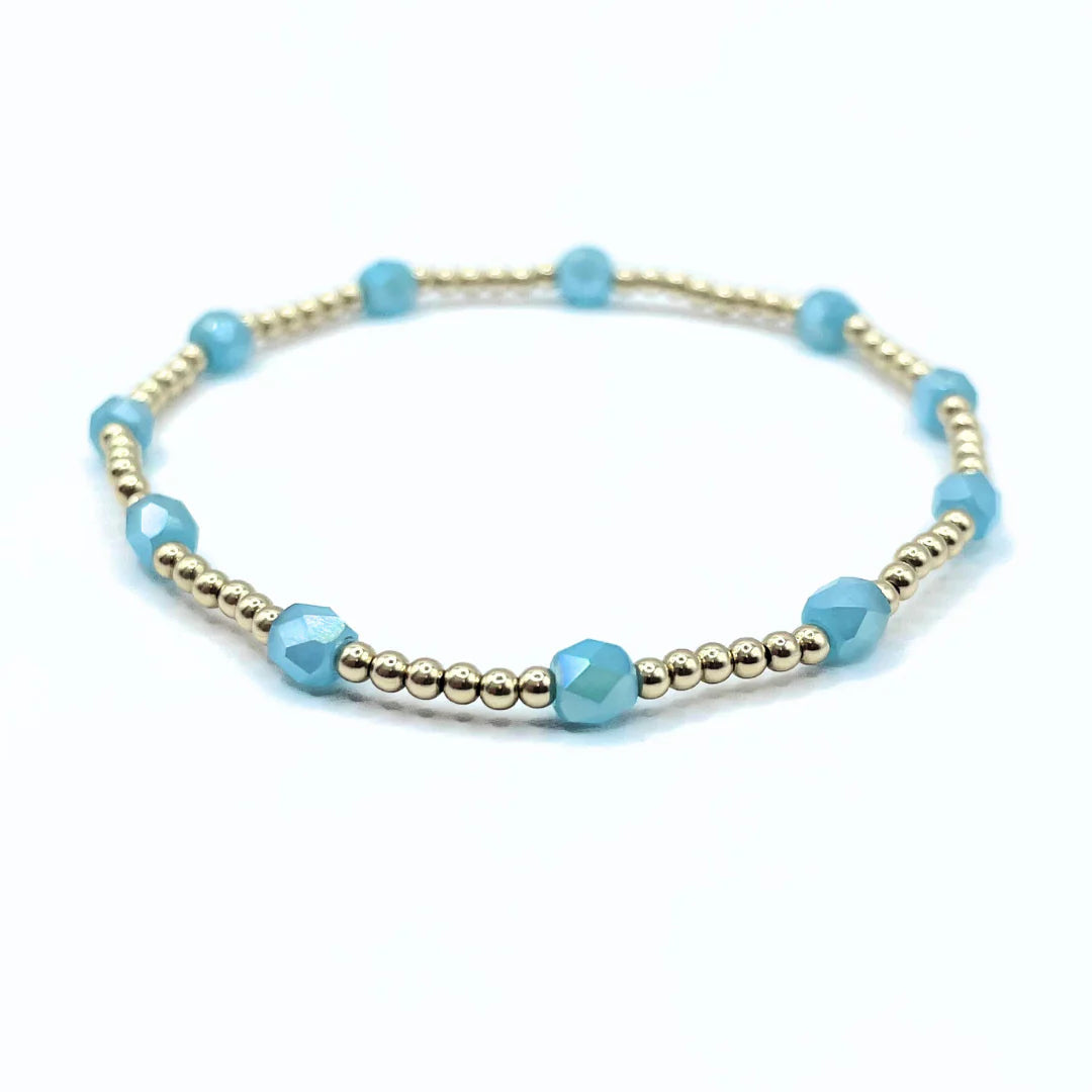 Erin Gray The Key West Gold-Filled and Waterproof Bracelet Turquoise