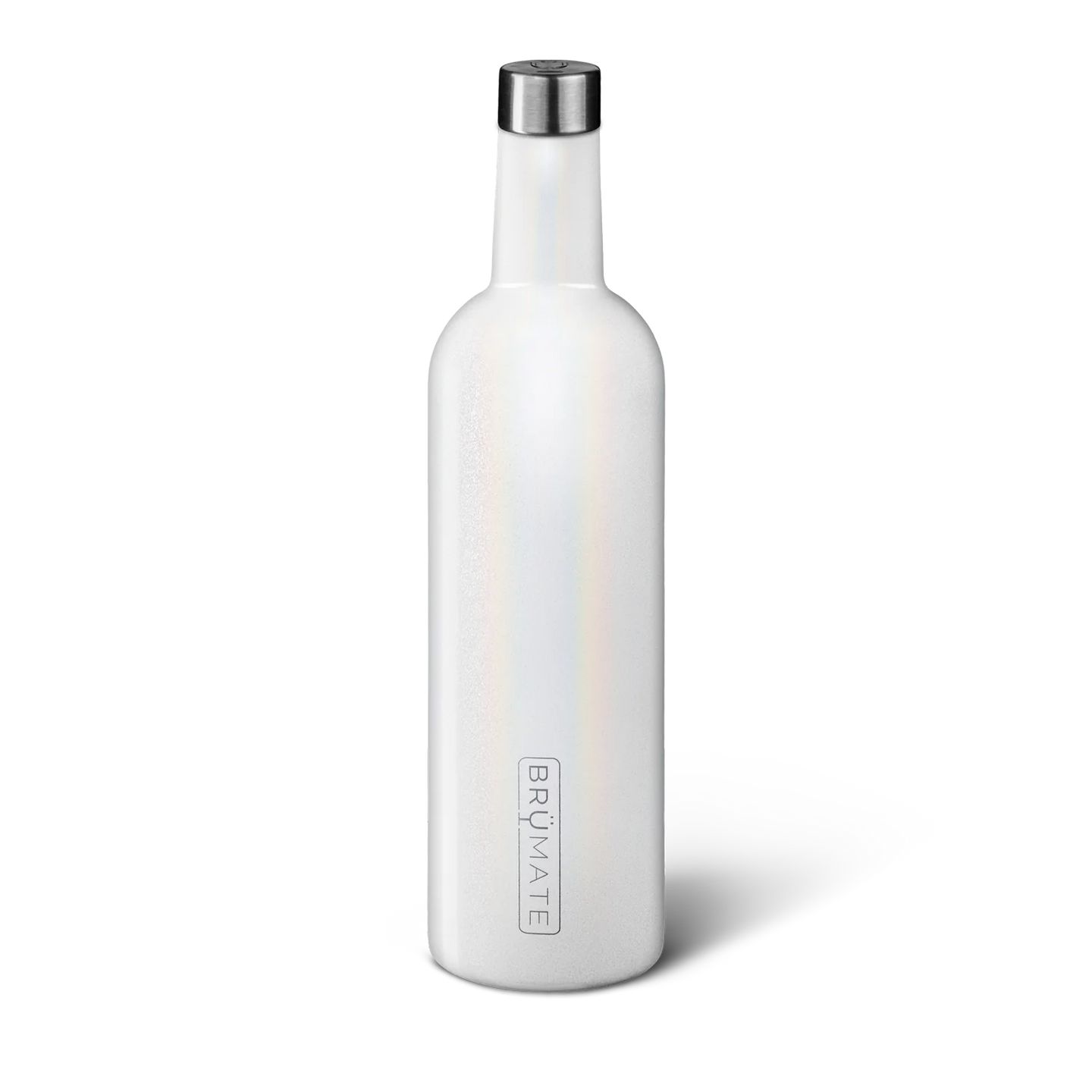 BruMate WINESULATOR 25oz Wine Canteen Glitter White