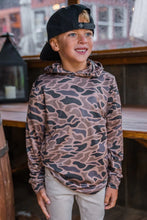 Load image into Gallery viewer, Burlebo Gauge Camo Youth Performance Hoodie