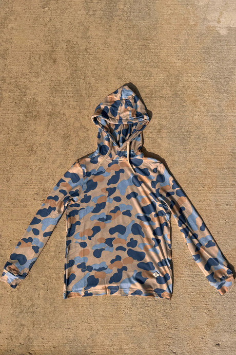 Burlebo Rockport Camo Youth Performance Hoodie