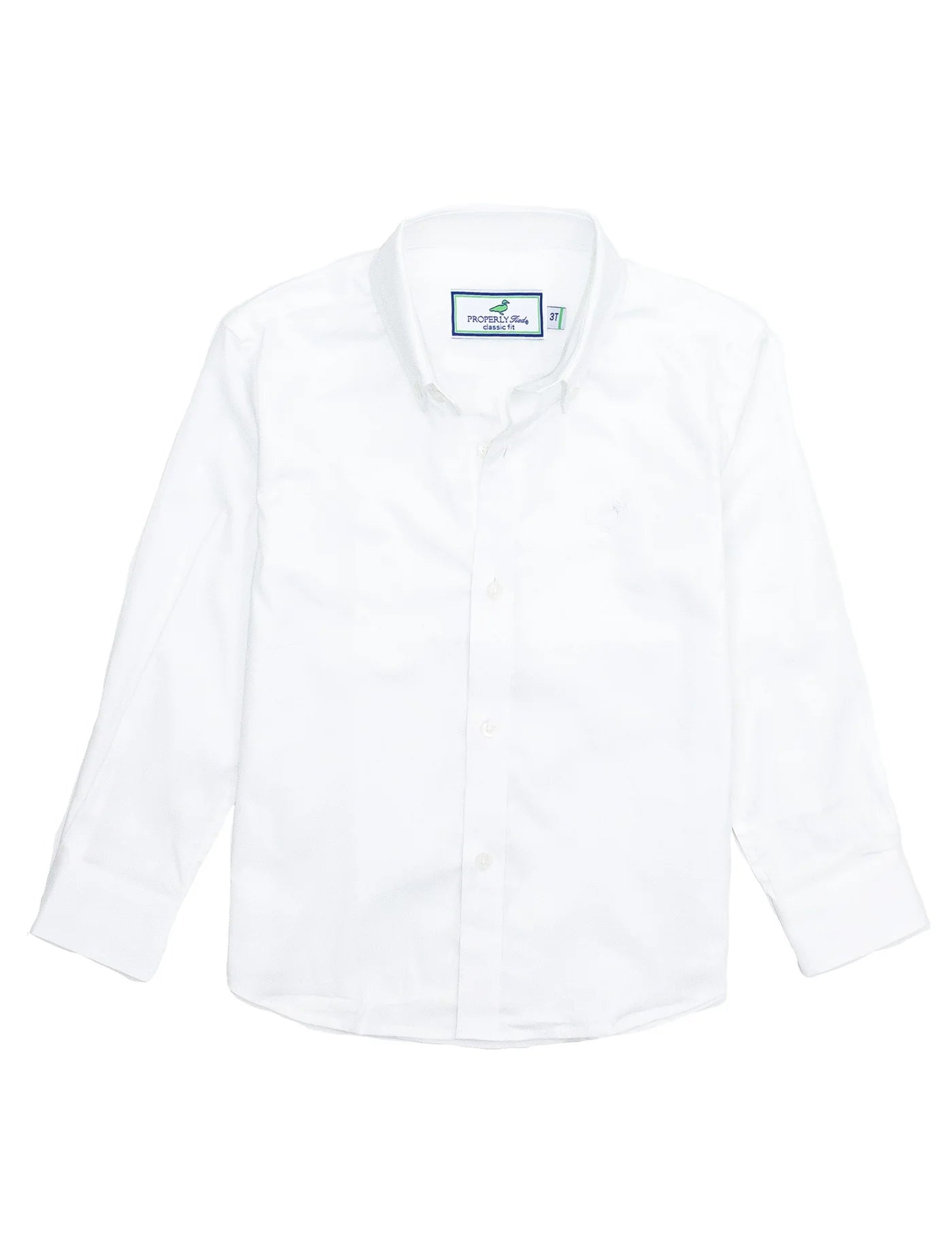 Properly Tied Boys Park Avenue Dress Shirt White