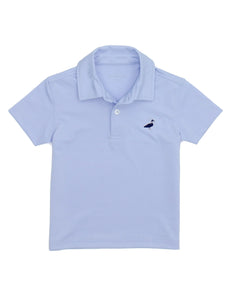 Properly Tied Boys Canal Polo Light Blue