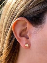 Load image into Gallery viewer, Mini Initial 14k Post