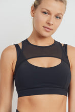 Load image into Gallery viewer, Sadie Racerback Sports Bra-Black