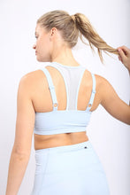 Load image into Gallery viewer, Sadie Racerback Sports Bra-Sky