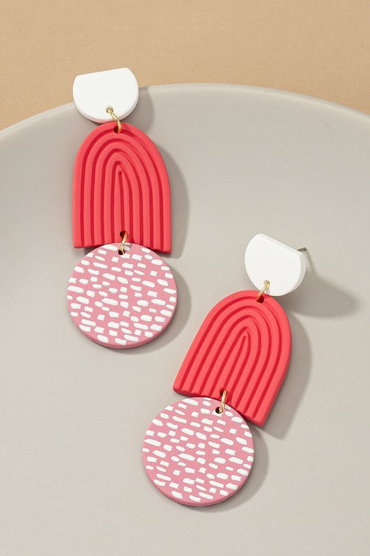 New Love Earrings - Red