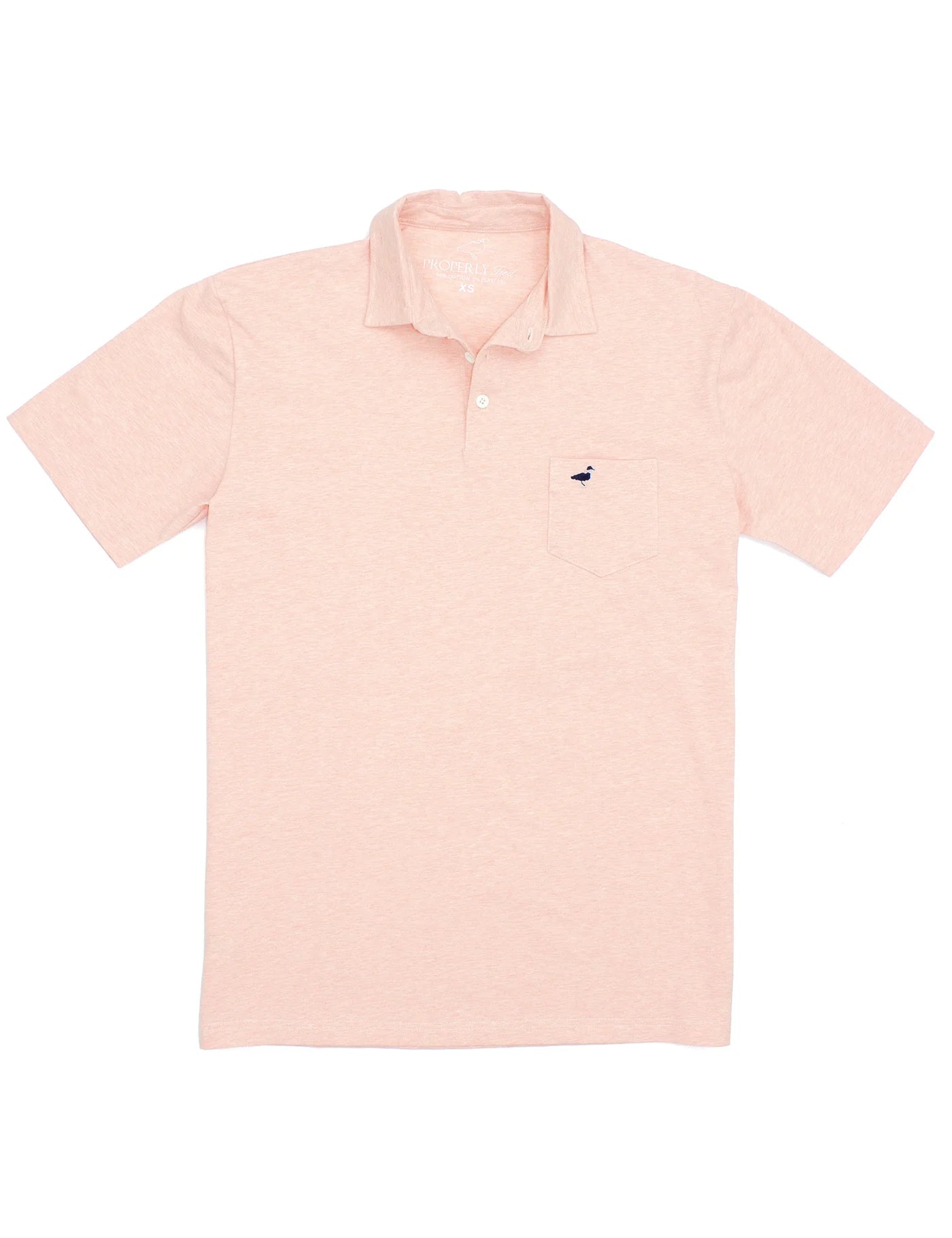 Properly Tied Harrison Pocket Polo Melon