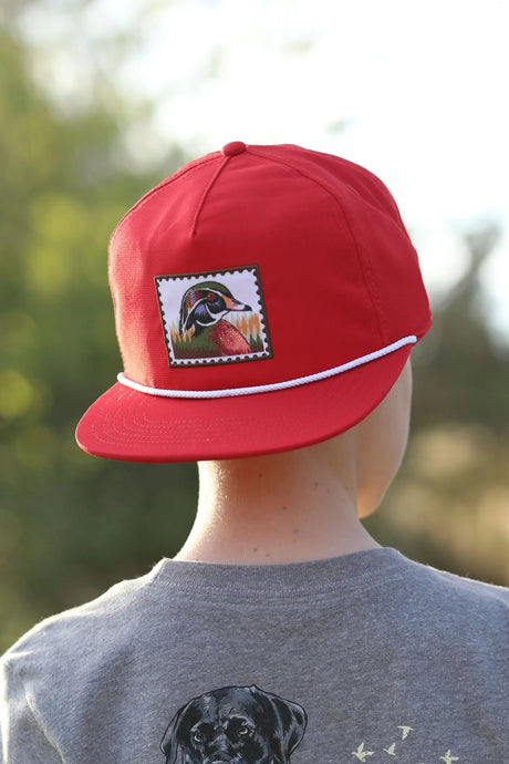 Burlebo Youth Cap Red Duck Stamp