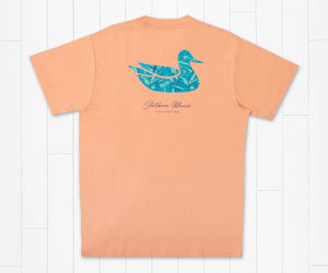 Southern Marsh Duck Originals Bayside SS Tee Peach