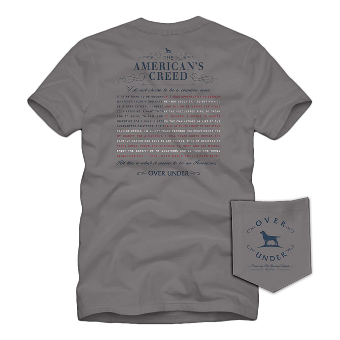 Over Under American Creed SS Tee