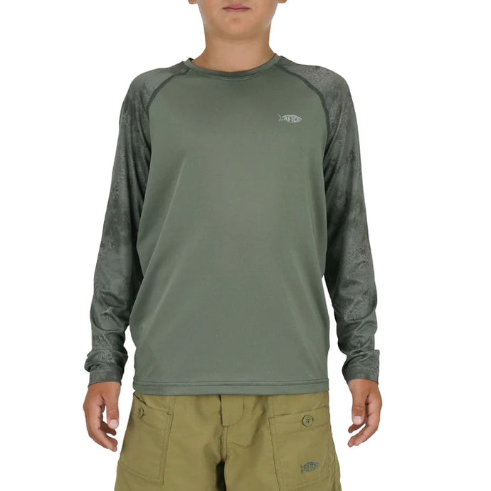 Aftco Youth Tactical Camo LS Shirt