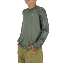 Load image into Gallery viewer, Aftco Youth Tactical Camo LS Shirt