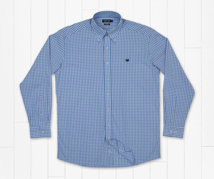 Southern Marsh Brentwood Gingham Performance Dress Shirt