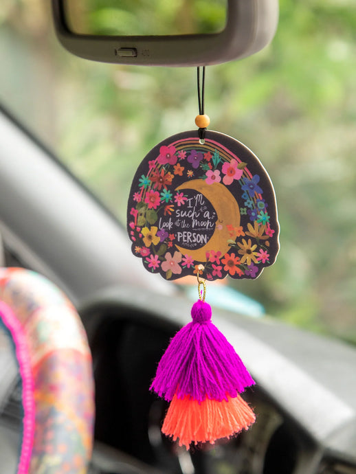 Natural Life Moon Person Car Freshener