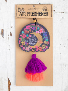 Natural Life Moon Person Car Freshener