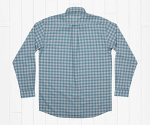 Load image into Gallery viewer, Southern Marsh Kennedy Performance Dress Shirt Slate &amp; Mint