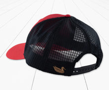 Load image into Gallery viewer, Southern Marsh Performance Trucker SM Fishing Hat Red