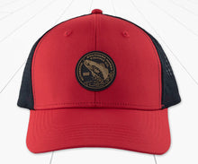 Load image into Gallery viewer, Southern Marsh Performance Trucker SM Fishing Hat Red