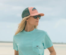 Load image into Gallery viewer, Southern Marsh Trucker Hat Trout Dots